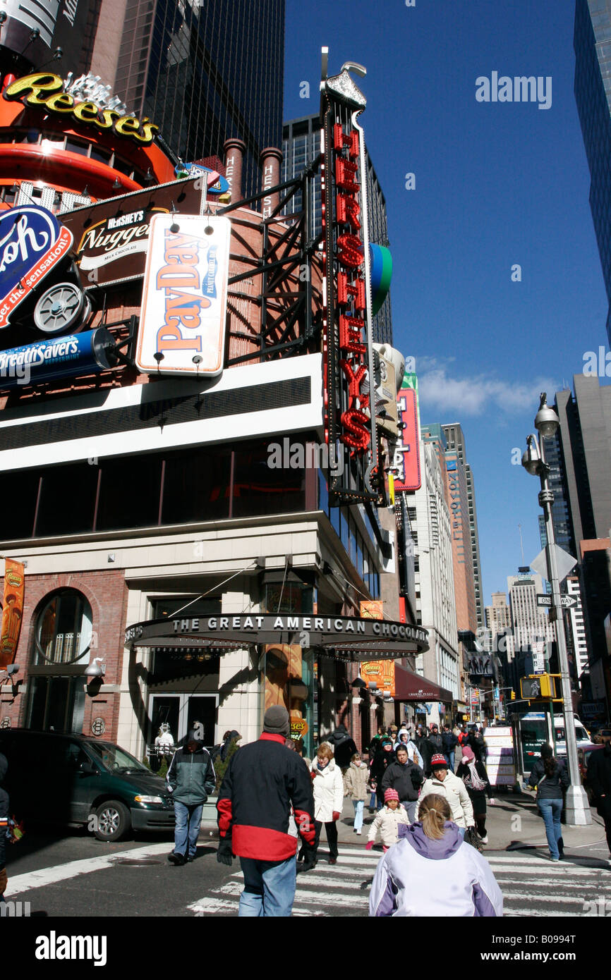 Hershey's store, Times square New York, United States of America, USA