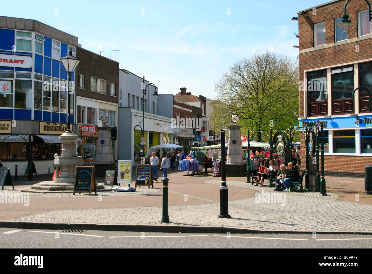 gosport town centre hampshire england uk gb Stock Photo Alamy