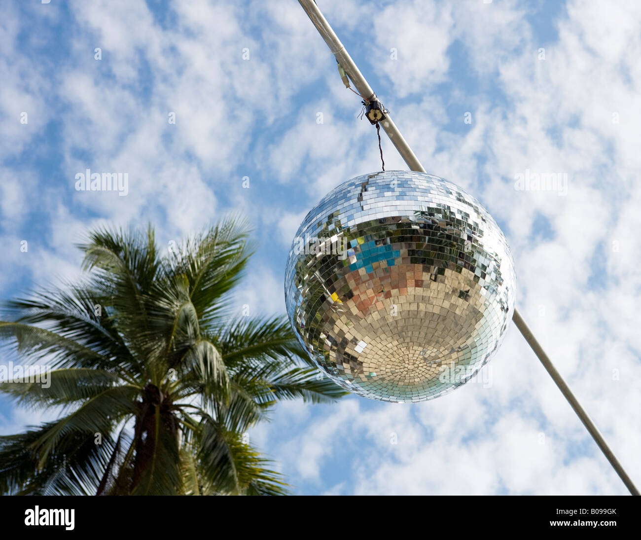 disco ball beach ball