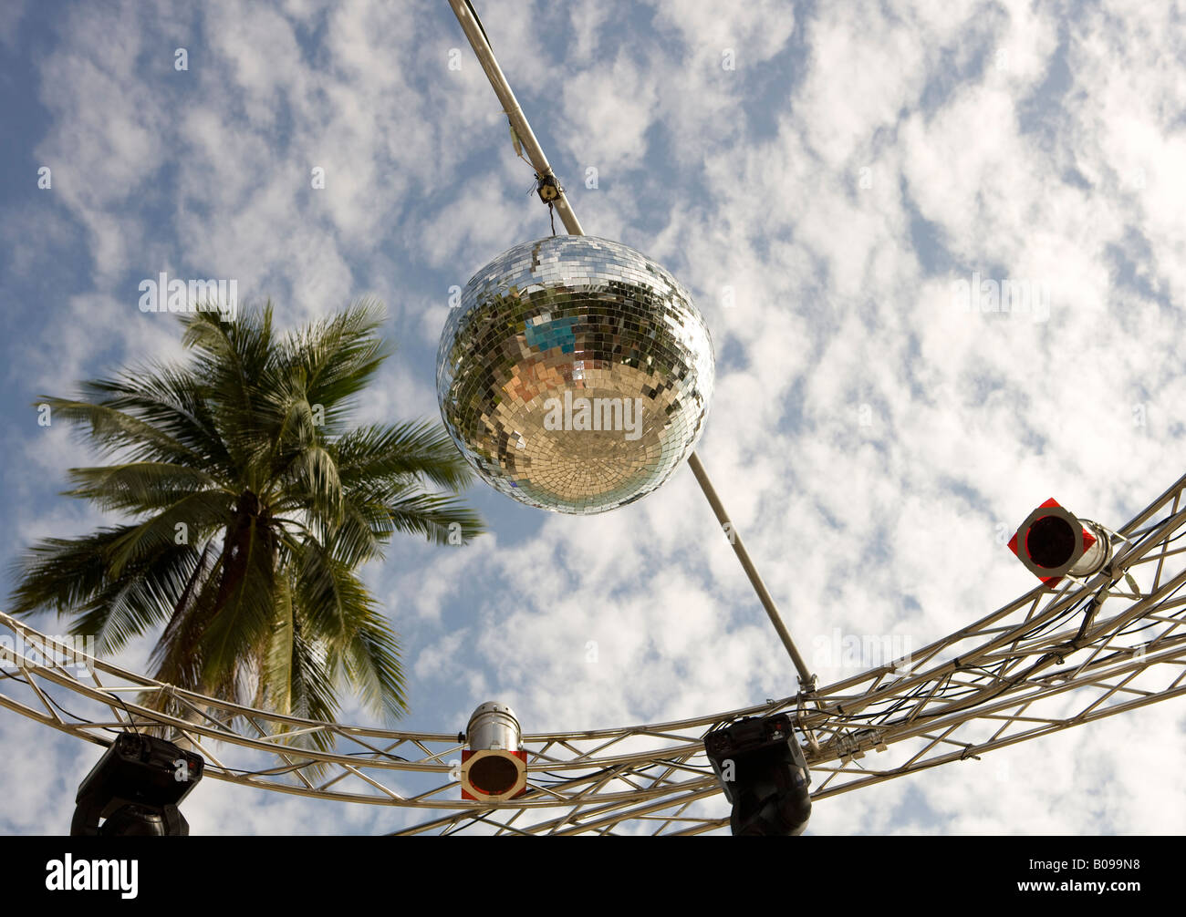 disco ball beach ball
