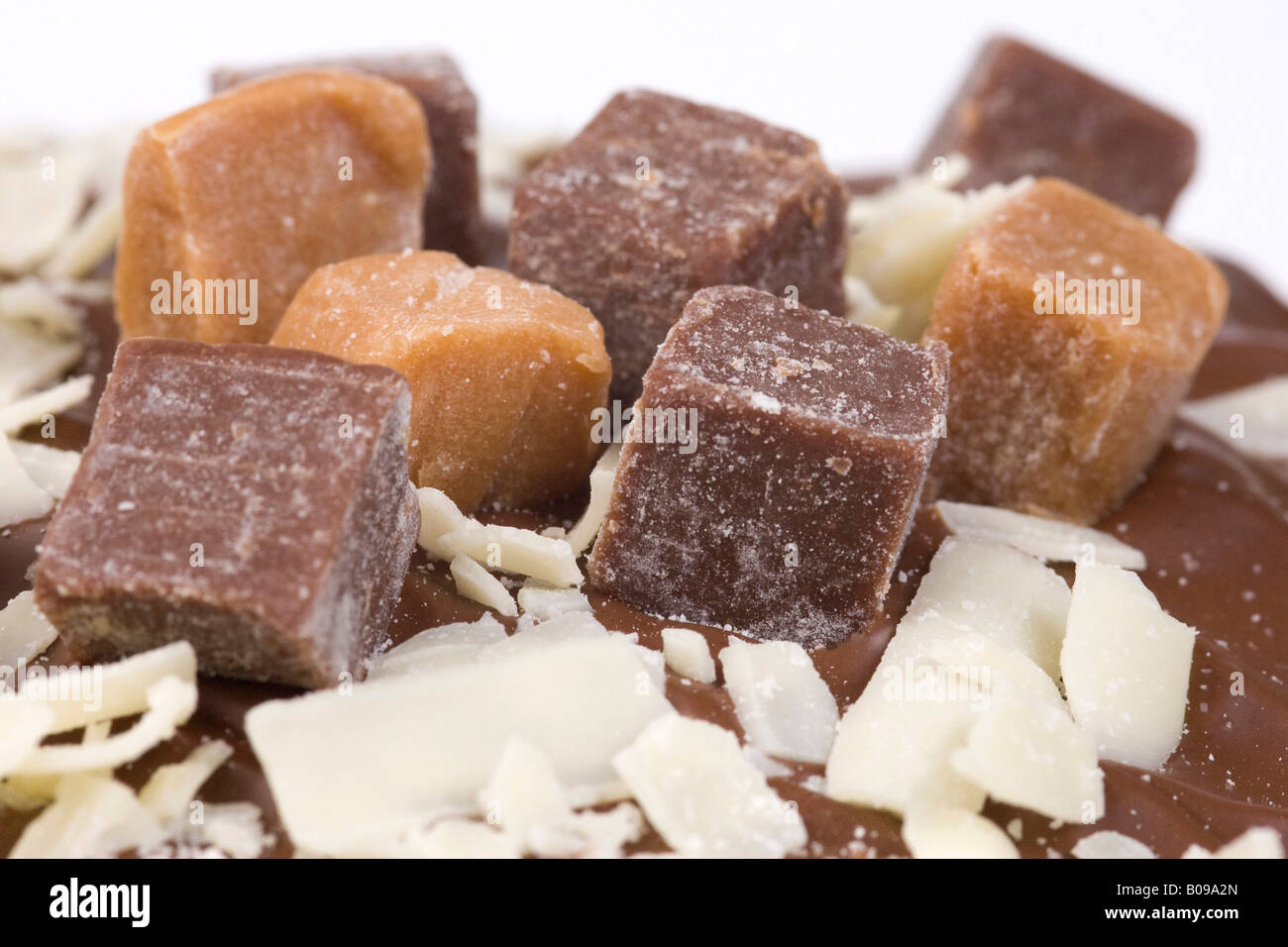 Thorntons toffee chocolate cake Stock Photo Alamy