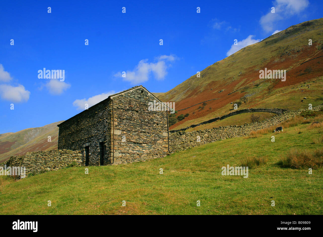 Stone House in Troutbeck Stock Photo