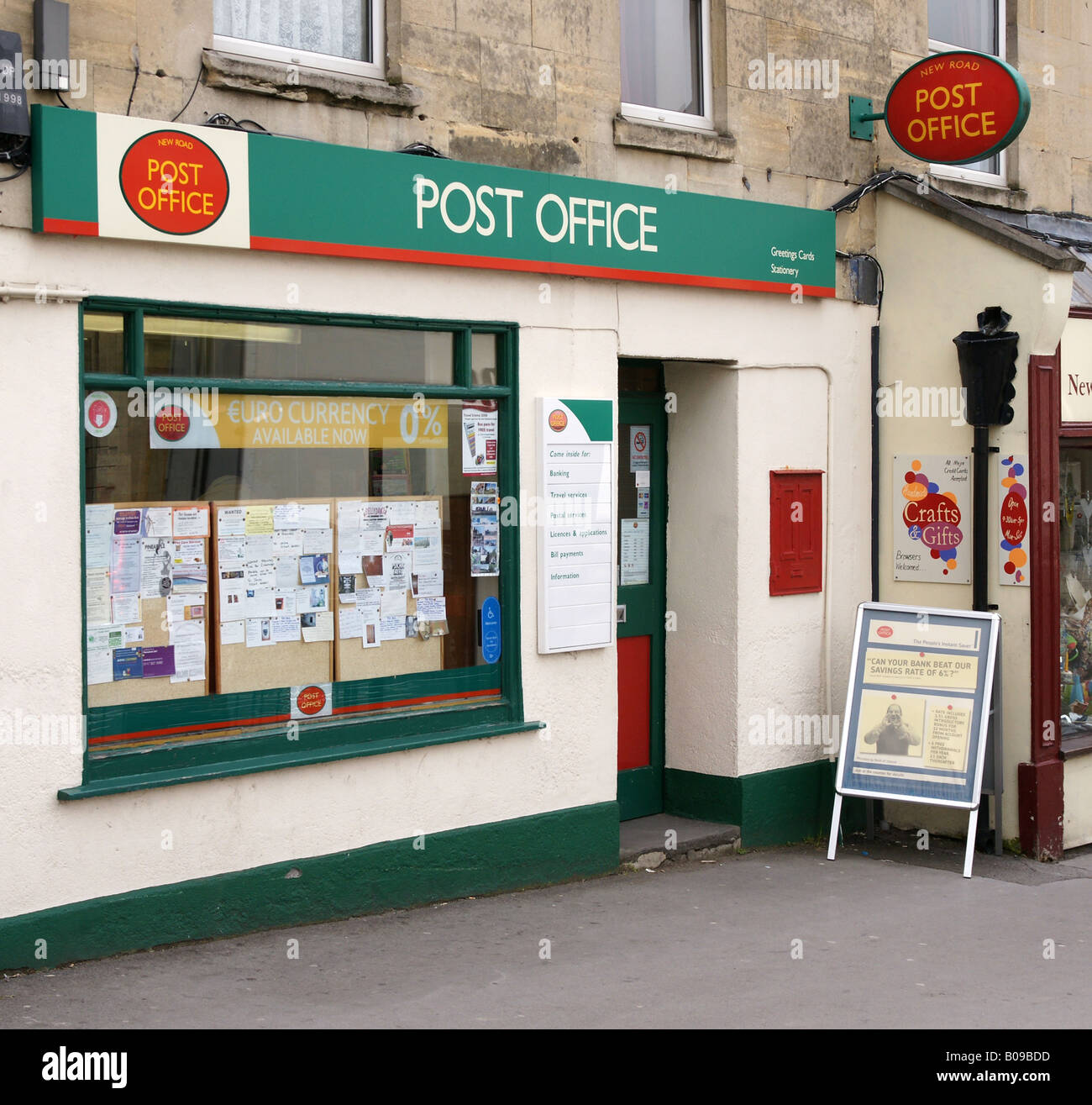 Sub Post Office Chippenham Wiltshire England Stock Photo Alamy