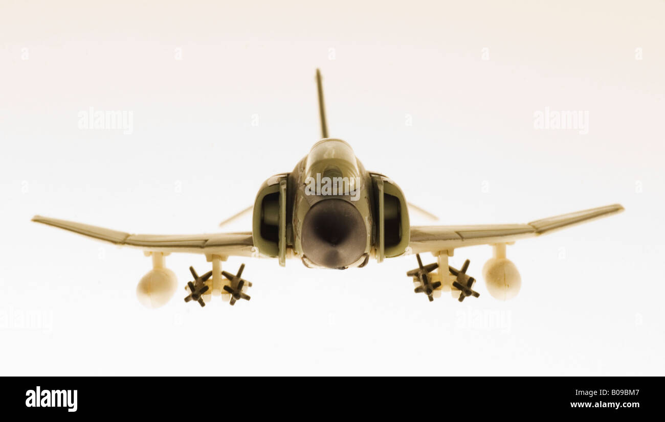 model of a phantom F 4 J fighter jet Stock Photo