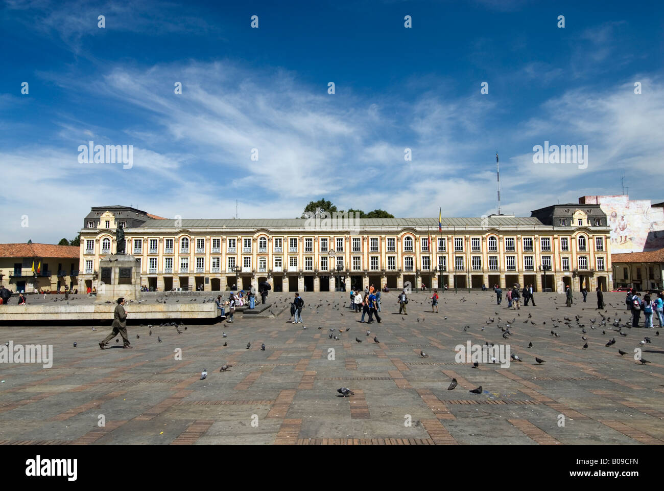 Edifico Lievano on Plaza de Bolivar, Bogota, Colombia Stock Photo