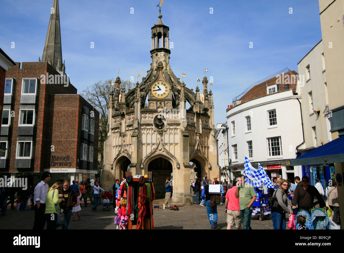 Chichester town centre west sussex england uk gb Stock Photo Alamy