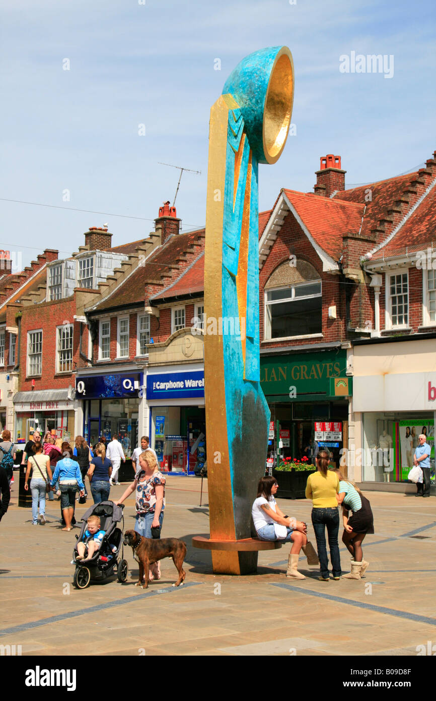 bognor regis town centre west sussex southern england uk gb Stock Photo
