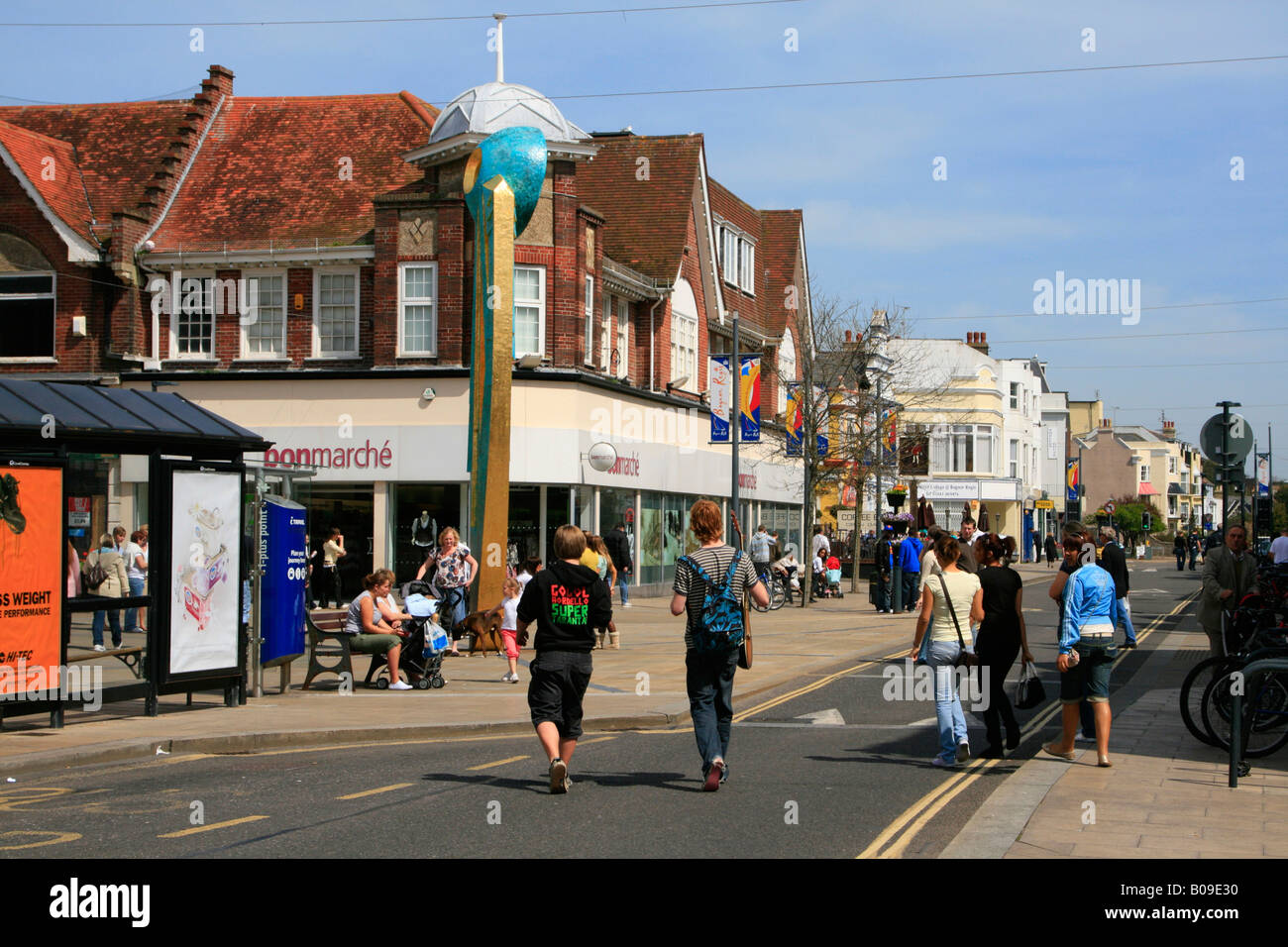 bognor regis town centre west sussex southern england uk gb Stock Photo