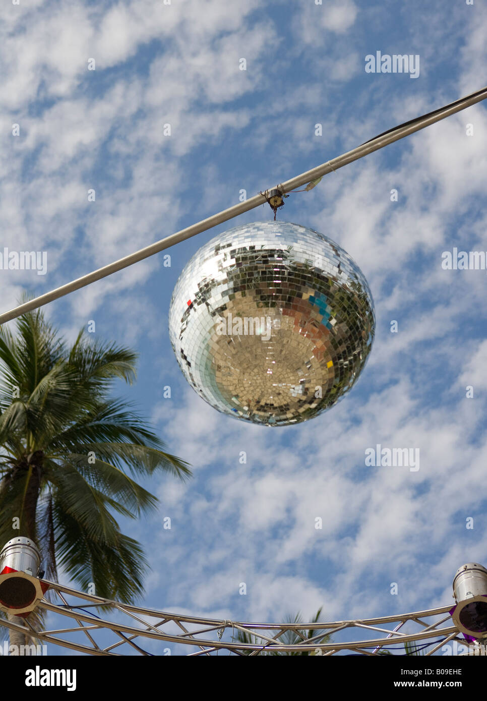 disco ball beach ball