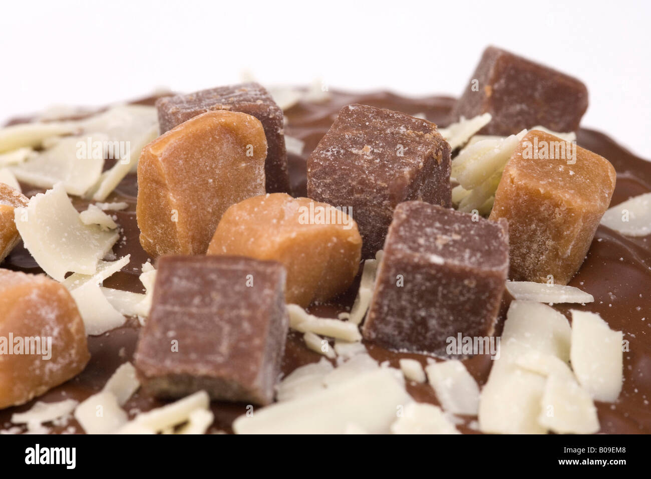 Thorntons toffee chocolate cake Stock Photo Alamy