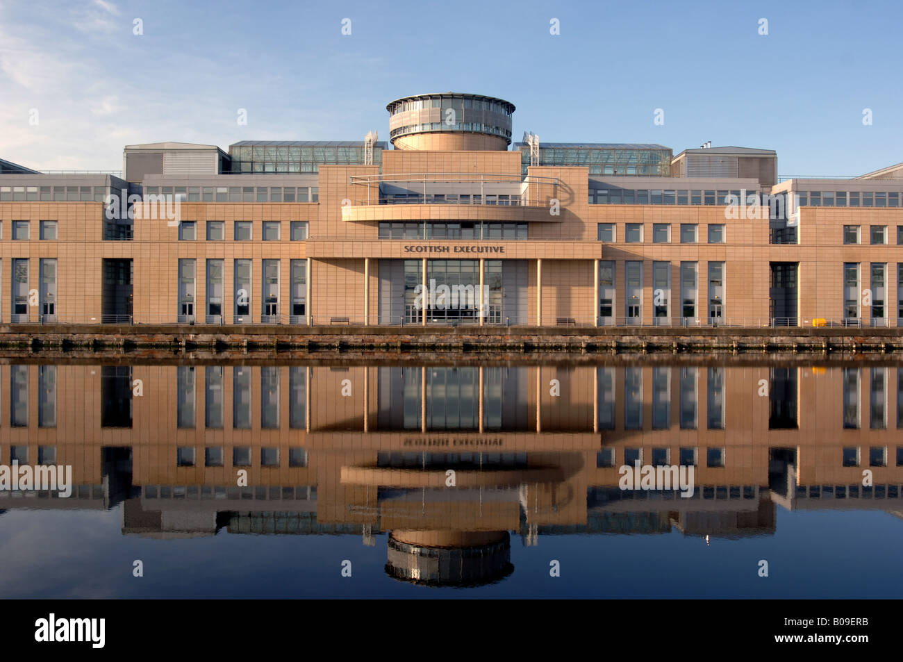 Scottish Government headquarters in Leith formally Scottish Executive building Stock Photo