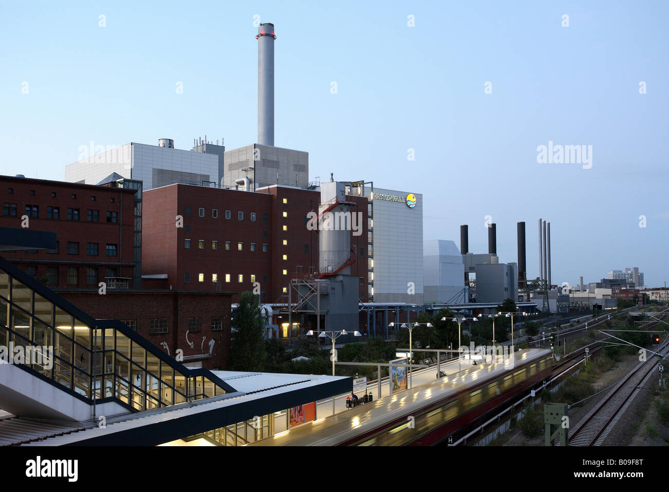 Vattenfall Europe Cogeneration Power Plant Moabit Berlin Germany Stock Photo Alamy