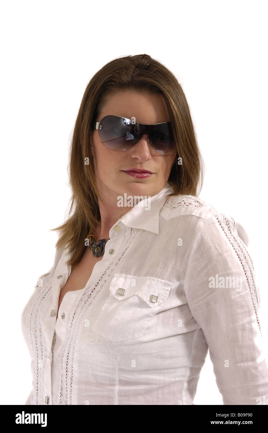 Head shoulders portrait trendy hi-res stock photography and images - Alamy