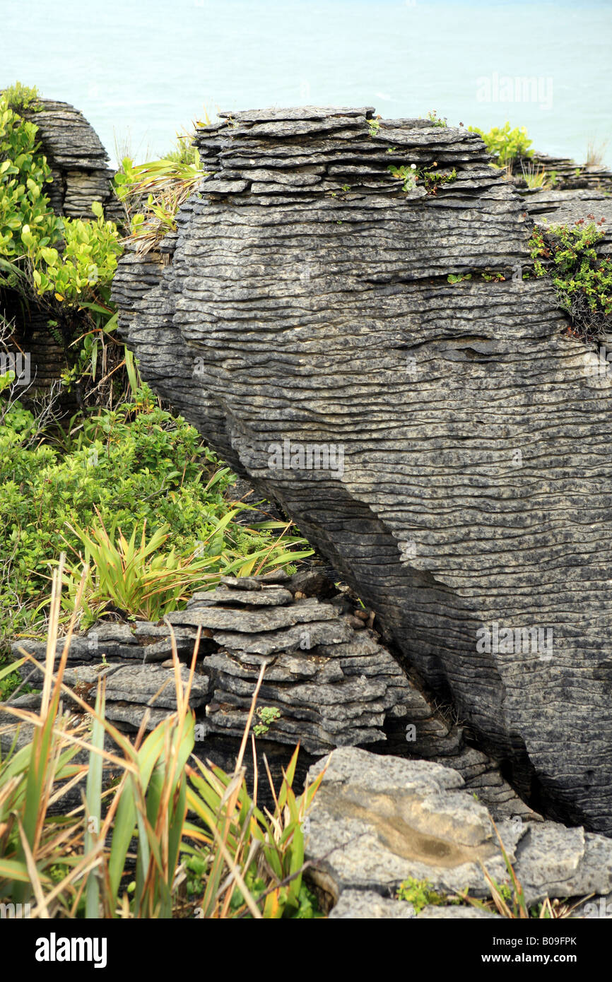 Rock formations at Punakaiki 