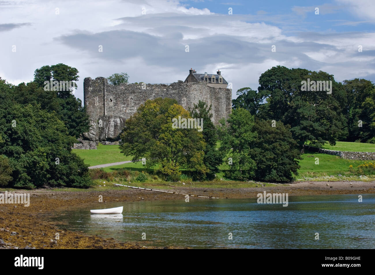 Dunstaffnage Castle on Loch Etive and the Lynn of Lorne Near Oban