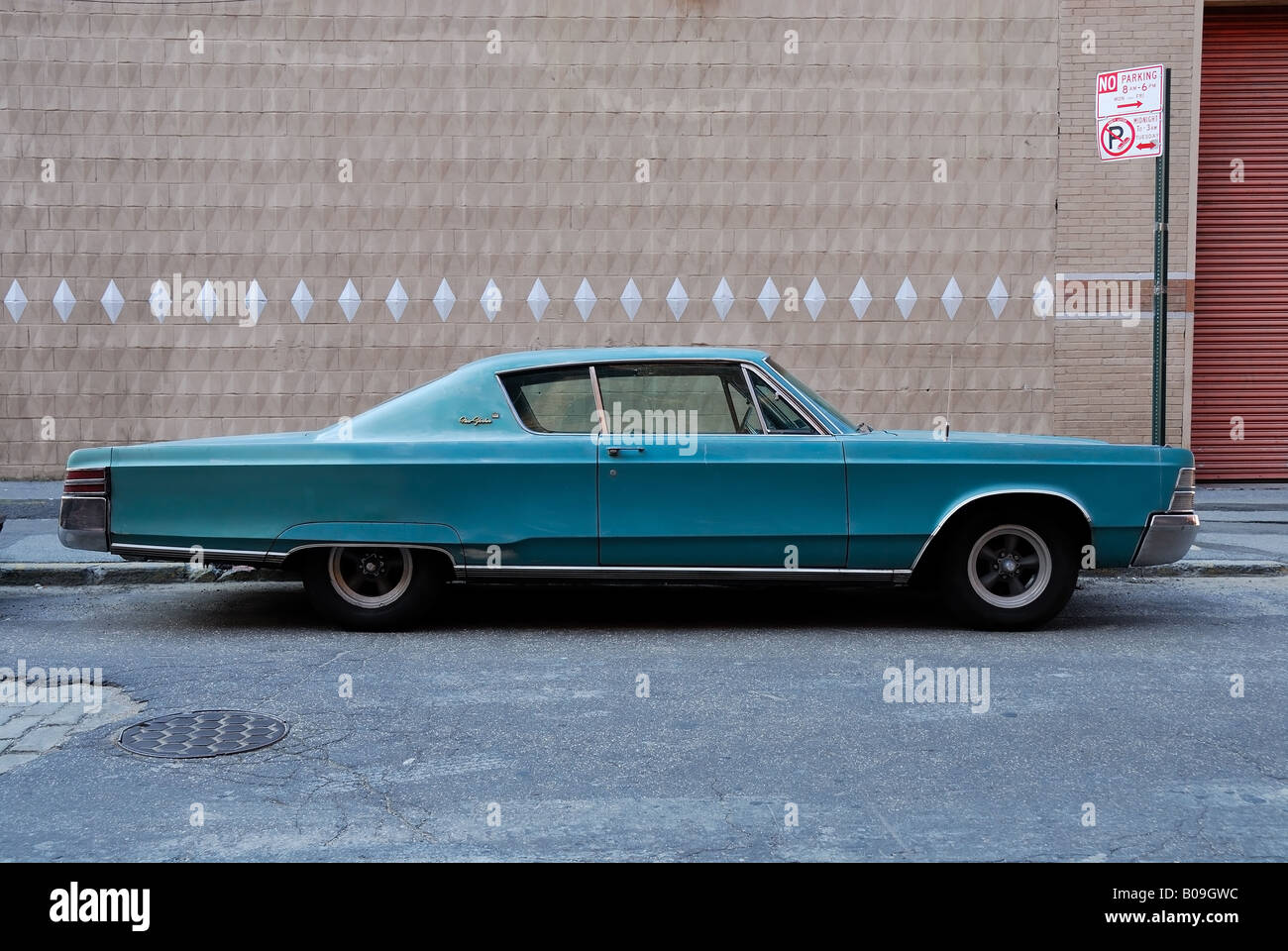 Classic American Car, the Chrysler New Yorker, from the 1960s on New