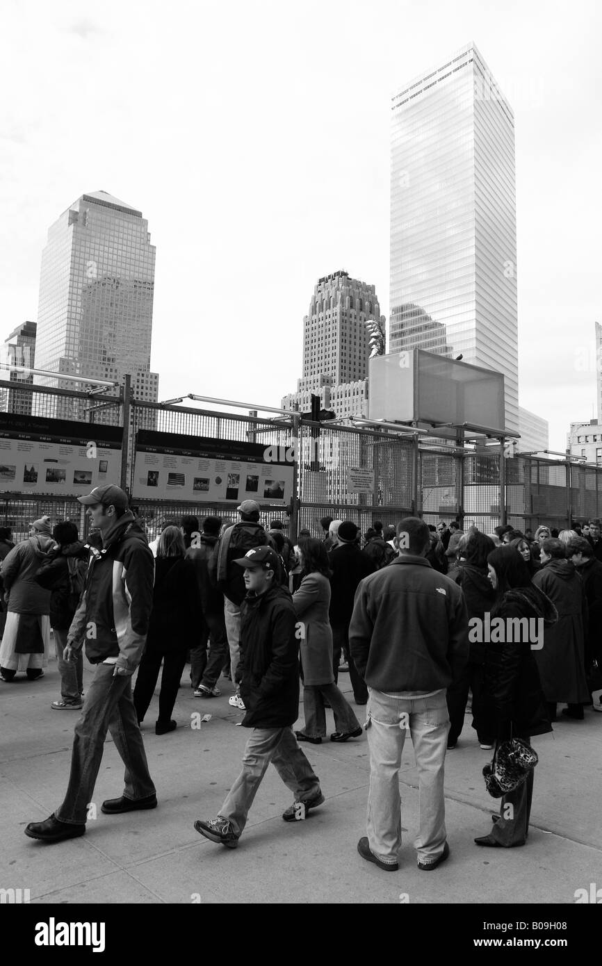 Ground Zero World Trade Center New York City America Stock Photo Alamy