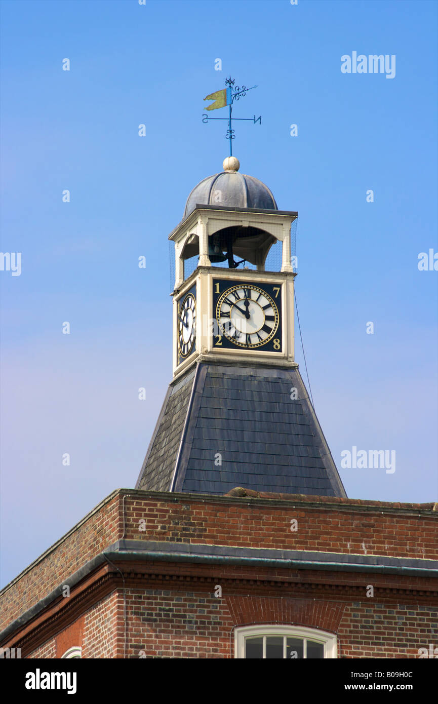 REIGATE OLD TOWN HALL CLOCK AND BELL TOWER, REIGATE, SURREY Stock Photo