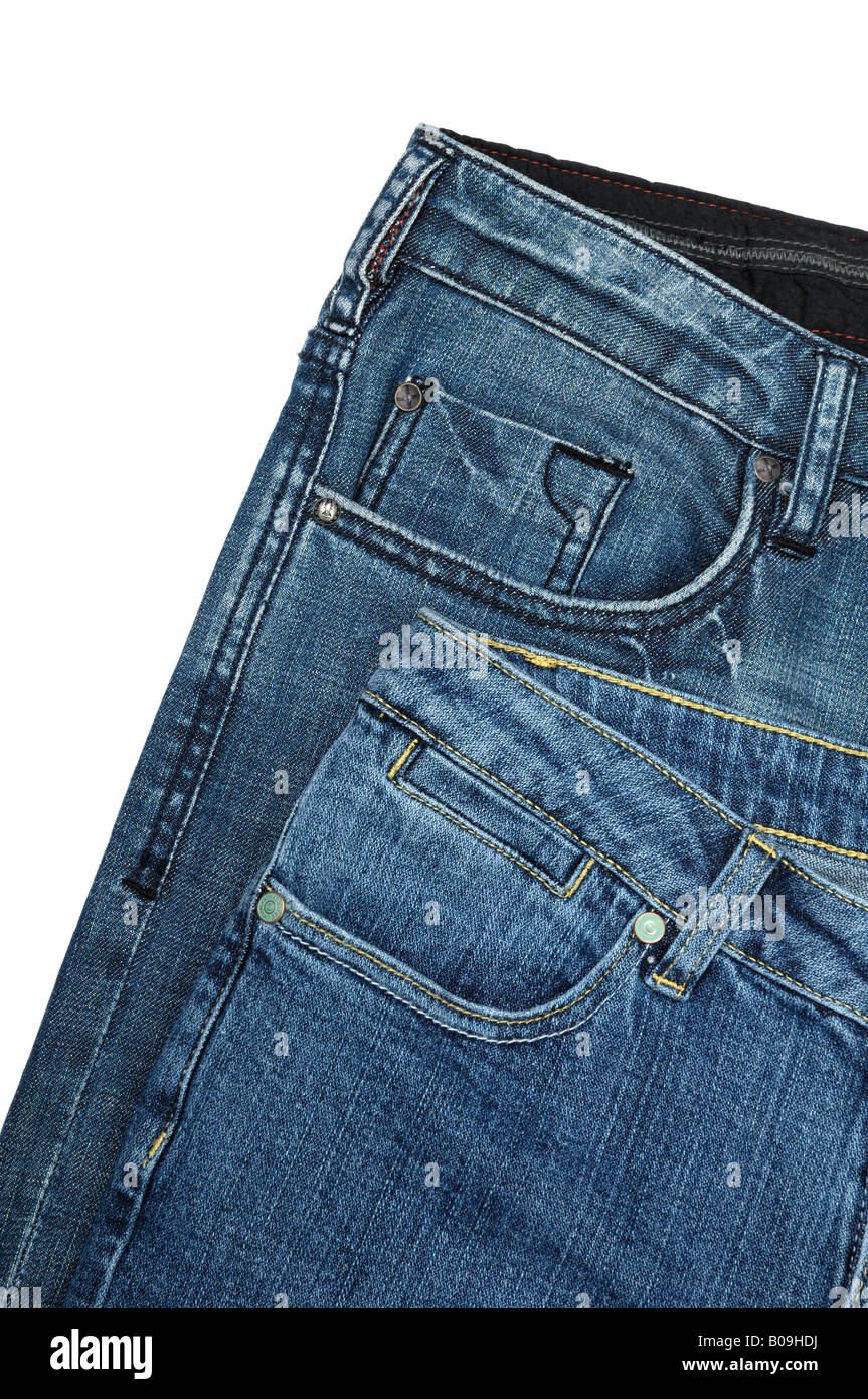 Two pairs of jeans Stock Photo - Alamy