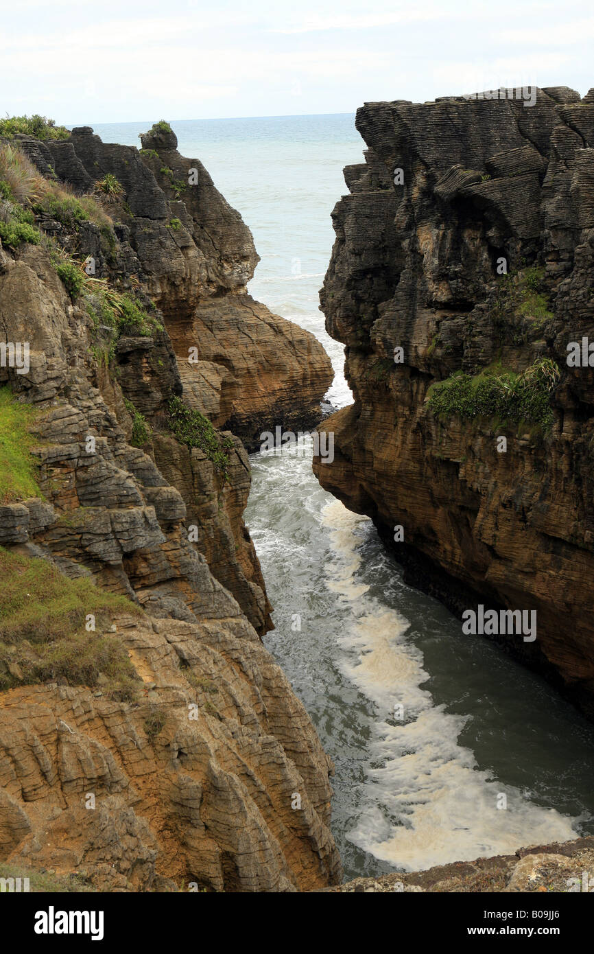 Pancake rocks at Punakaiki Stock Photo - Alamy