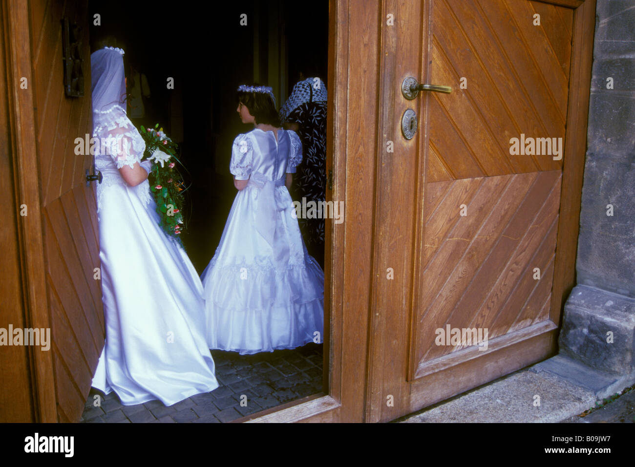 Wedding in Czech Republic Stock Photo