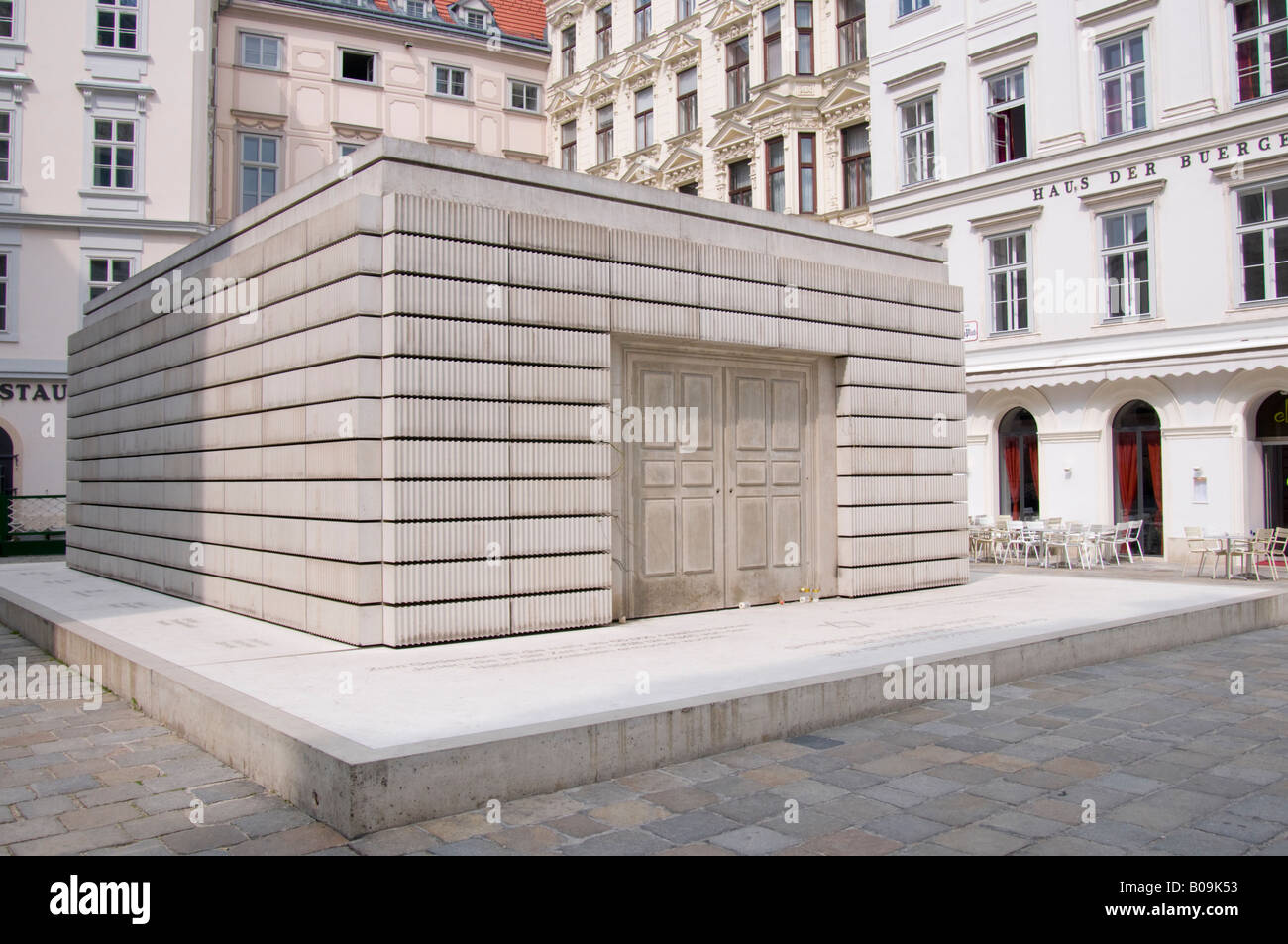 Vienna, Austria. Holocaust Memorial 'The Nameless Library