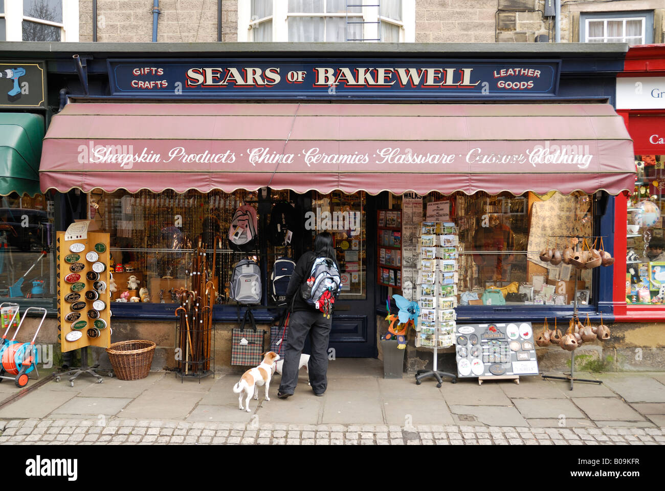 Shop in Bakewell, Derbyshire, England Stock Photo Alamy