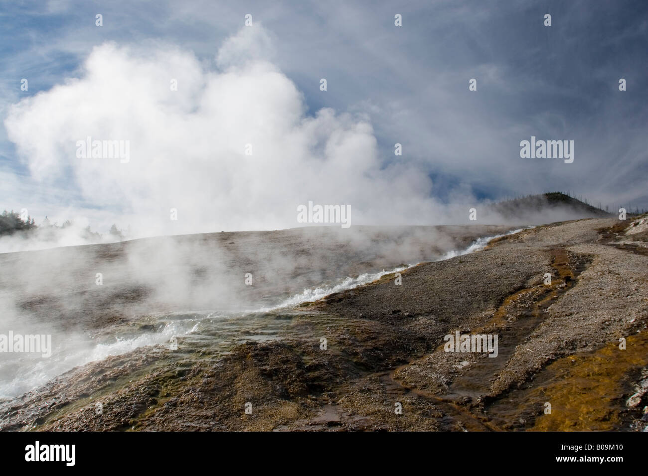 Black Sand Geyser Basin, Yellowstone National Park Stock Photo - Alamy