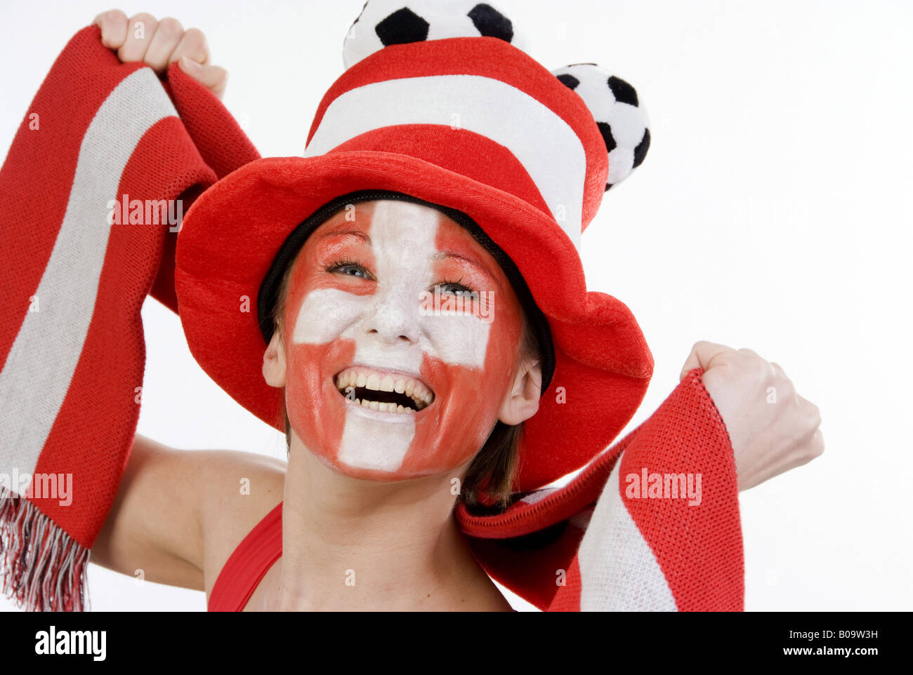 female soccer fan Stock Photo Alamy
