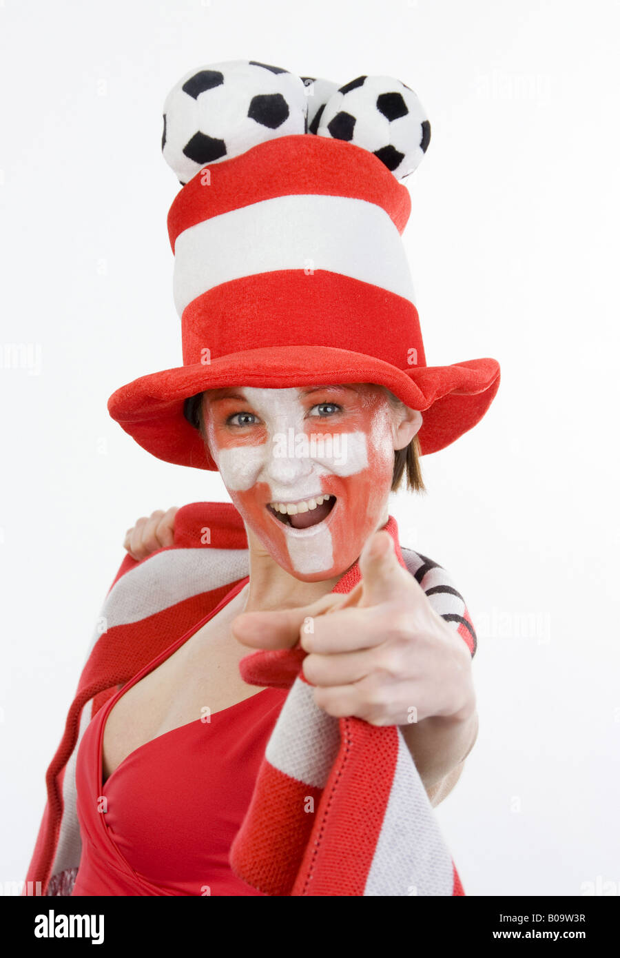 female soccer fan Stock Photo Alamy
