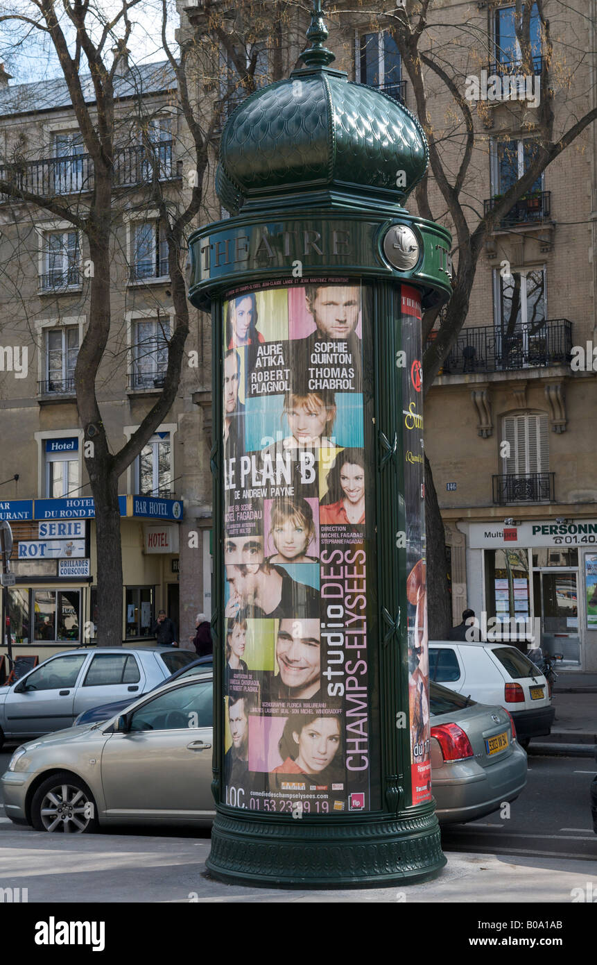 Paris advertising hi-res stock photography and images - Alamy