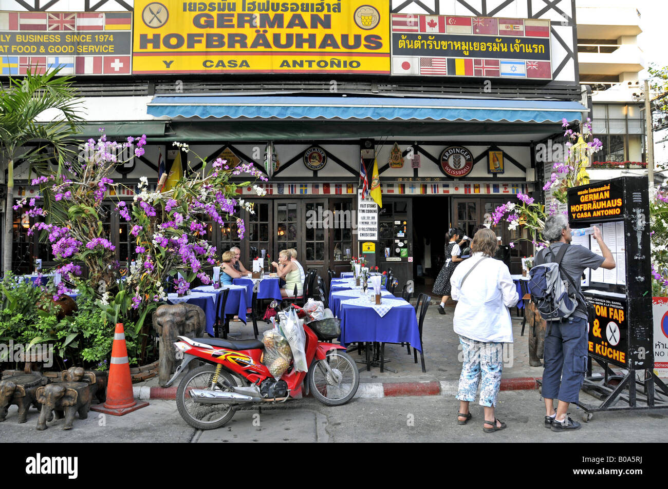 German Hofbraeuhaus, Thailand, Chiang Mai Stock Photo