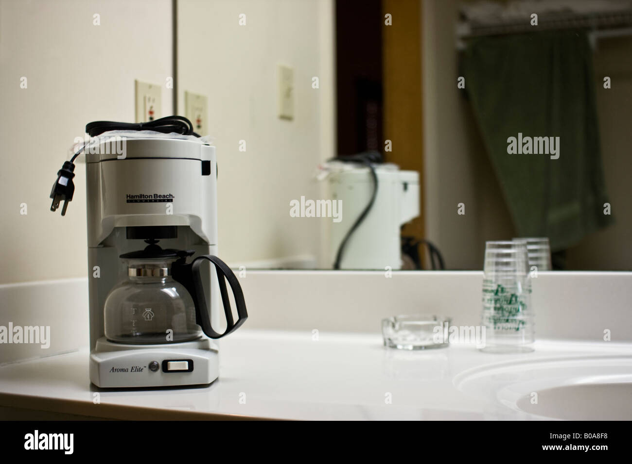 Hotel coffee maker Stock Photo Alamy