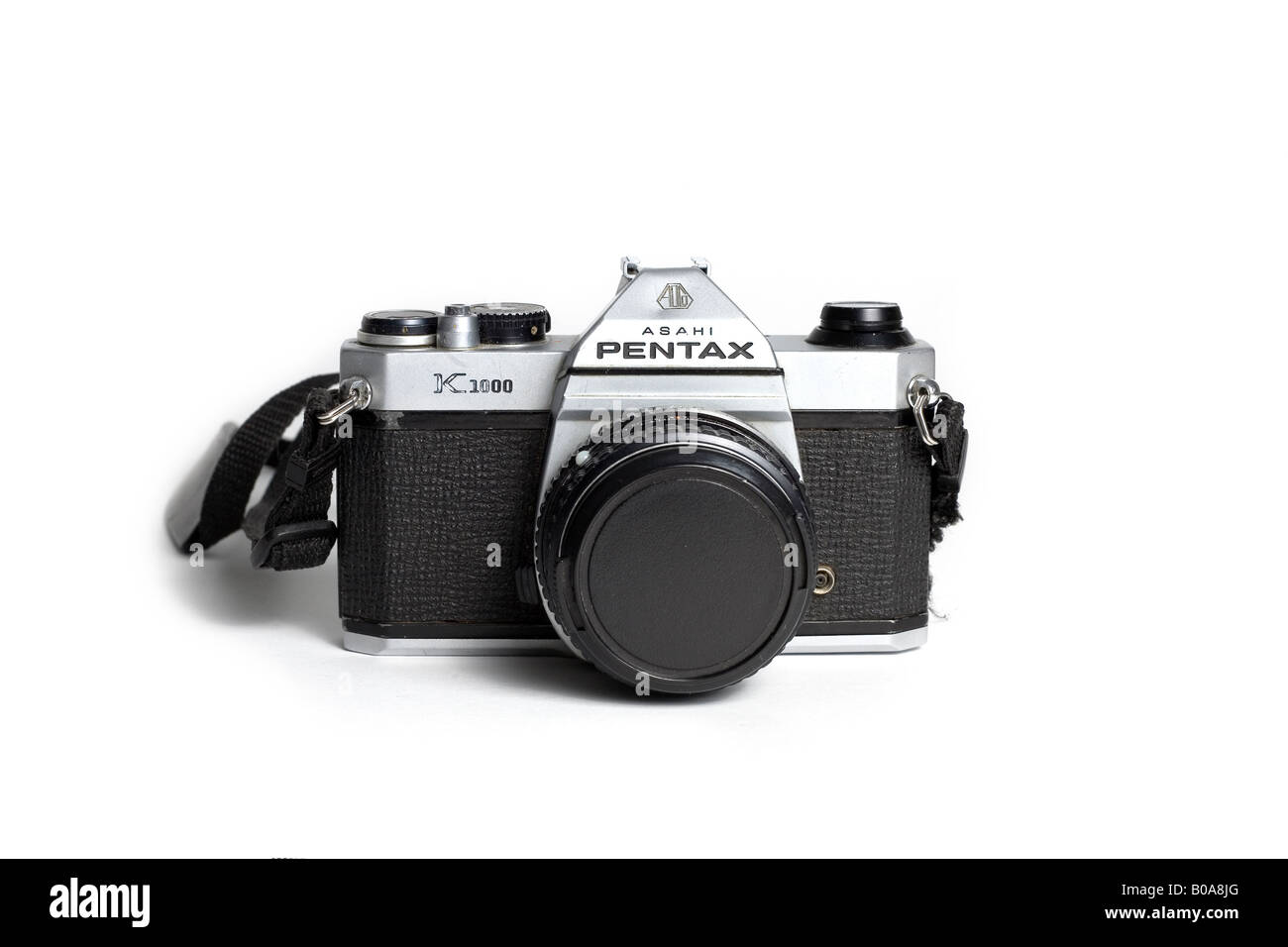 front of pentax k1000 35mm camera with strap Stock Photo Alamy