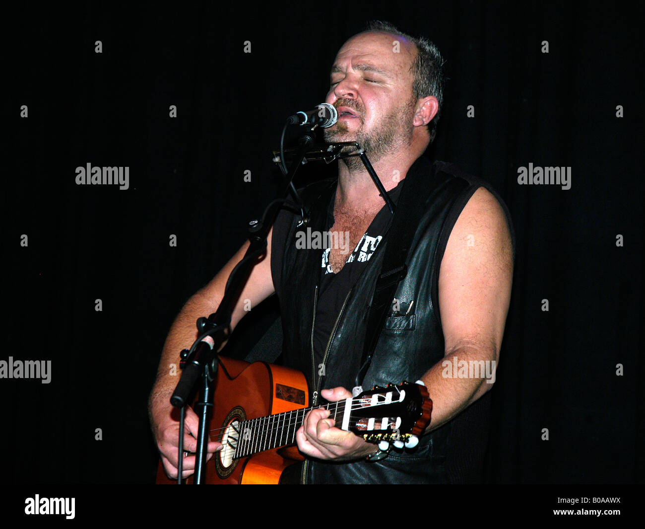 Gert Vlok Nel, singer songwriter from South Africa (3) Stock Photo