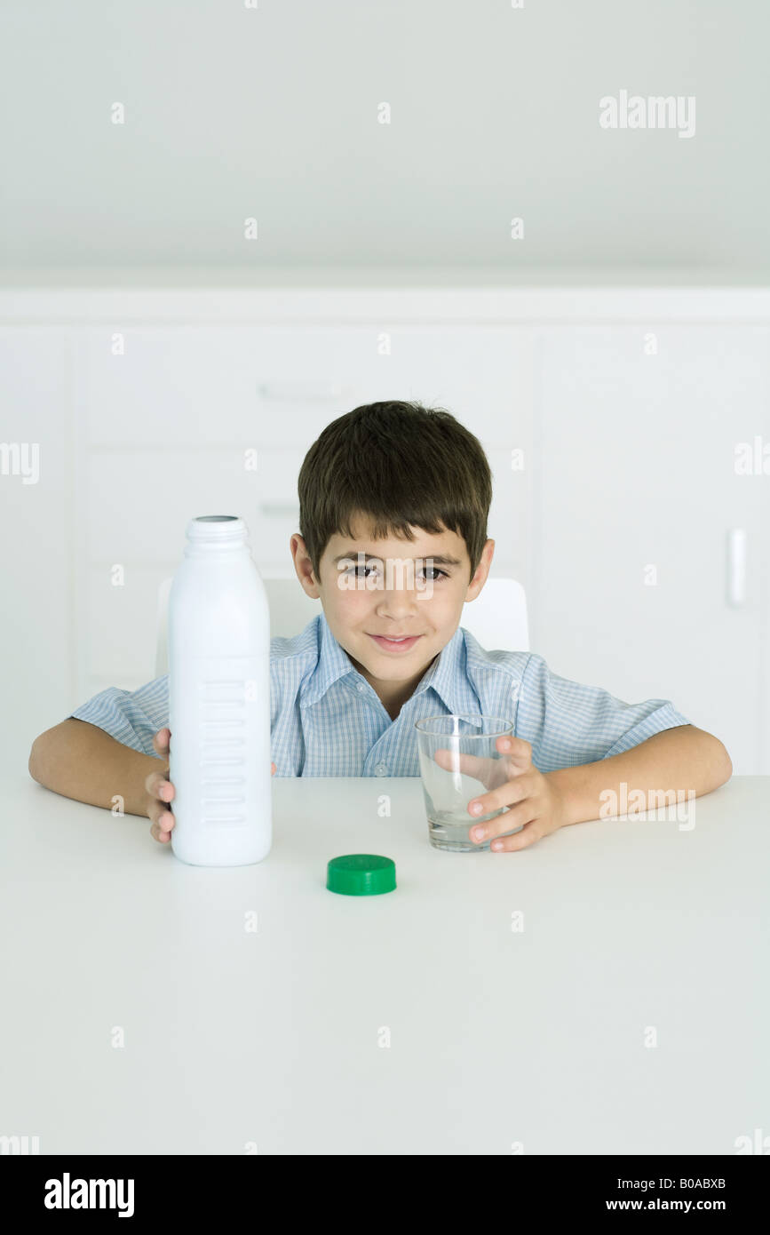 camera milk bottle