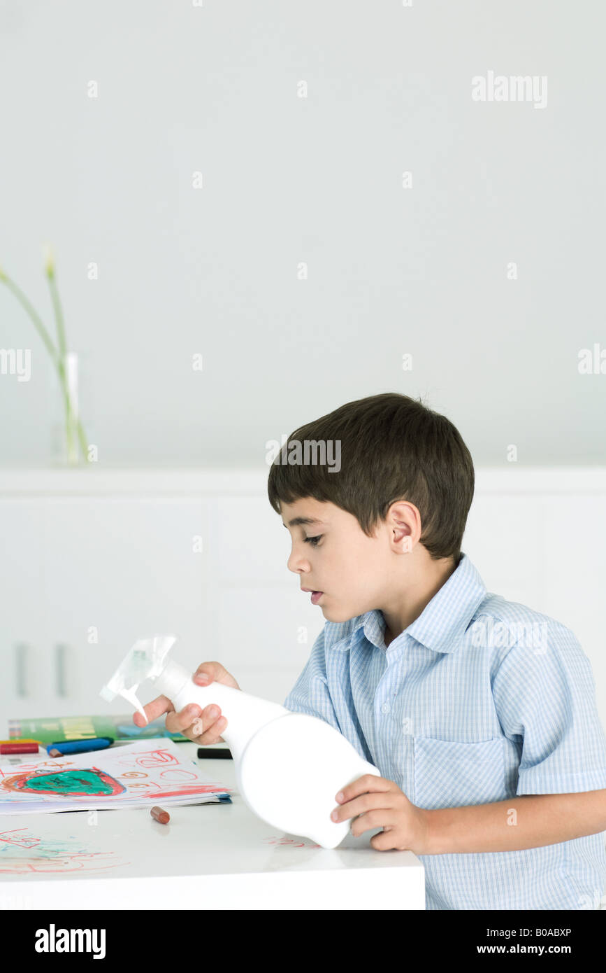 Children 6 7 years cleaning tables hires stock photography and images
