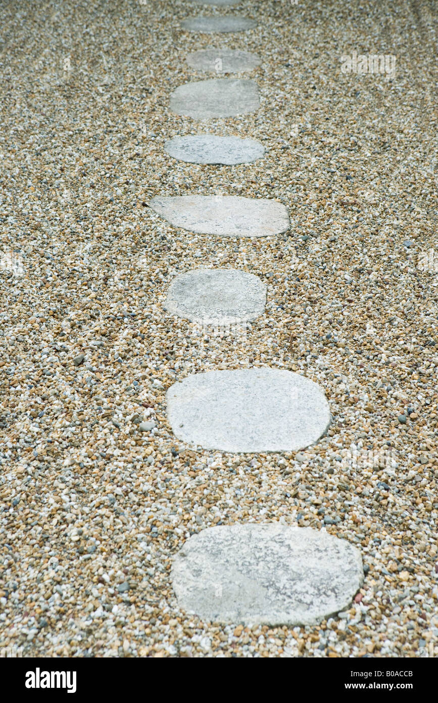 Stepping stone and gravel hires stock photography and images Alamy