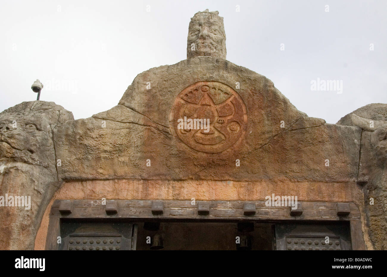 Entrance to the cable car station at the foothill of the Yulong Snow