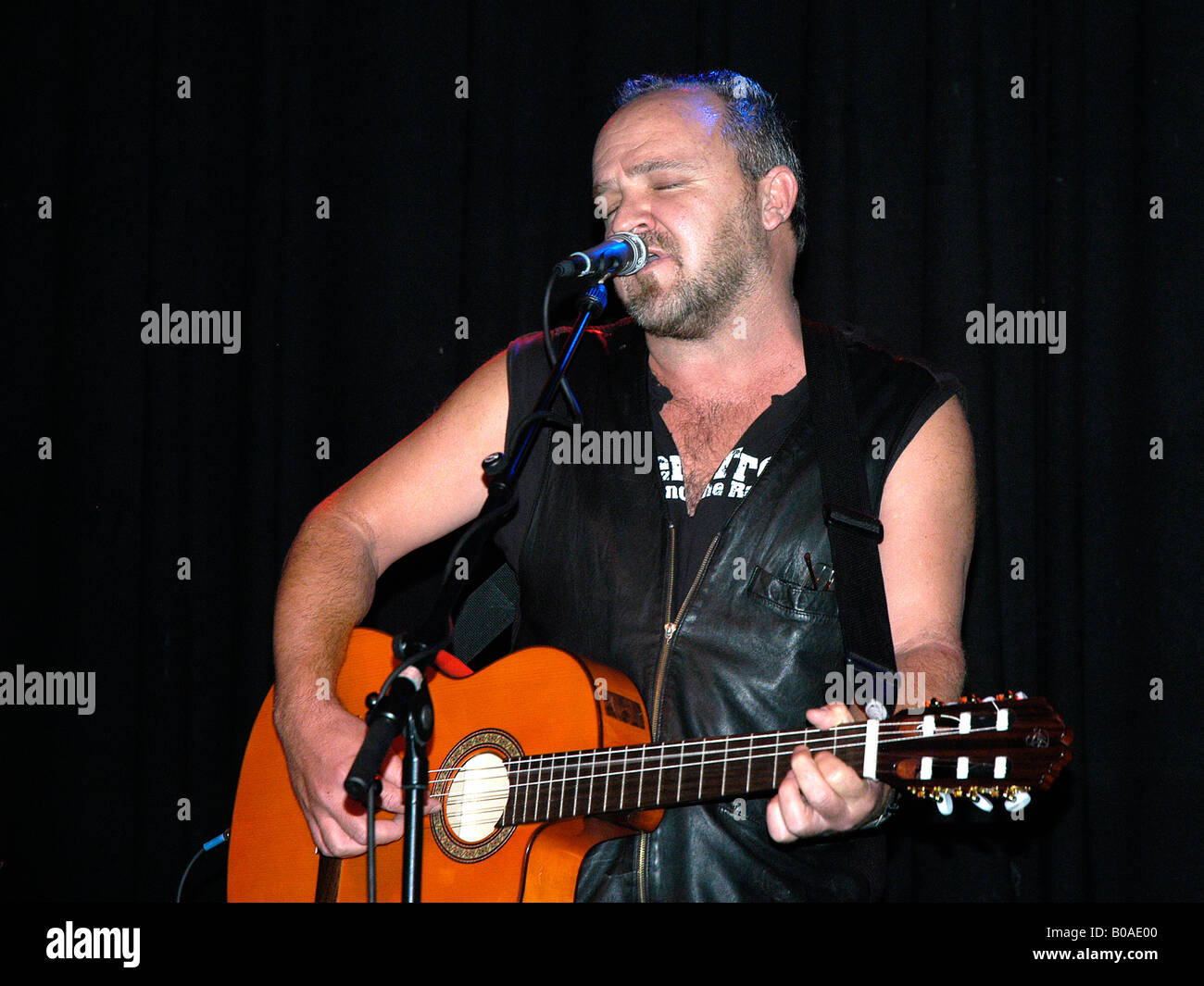Gert Vlok Nel, singer songwriter from South Africa (1) Stock Photo