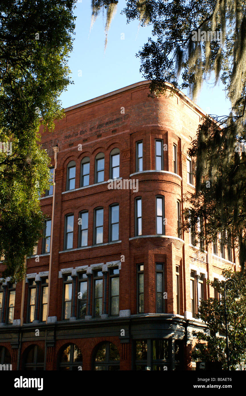 Historic brick building Savannah, USA Stock Photo Alamy