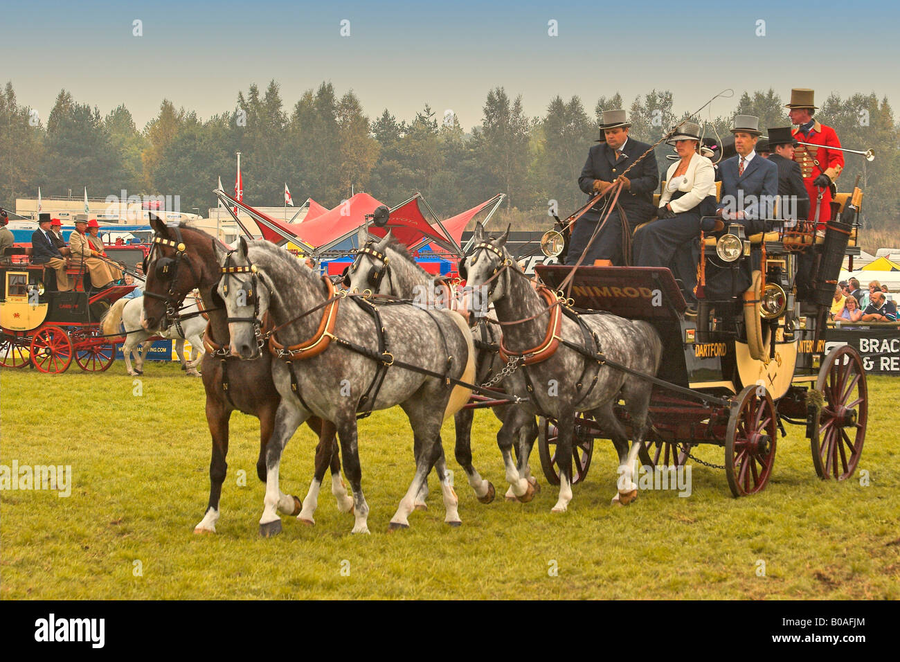 Horses stagecoach hi-res stock photography and images - Alamy