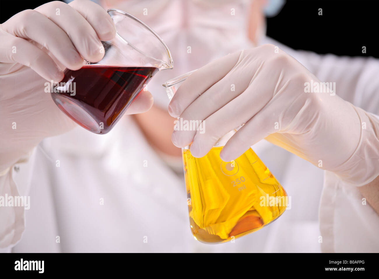At the lab Stock Photo - Alamy