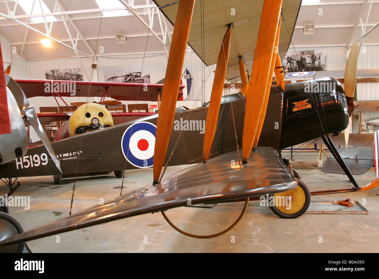 AVRO 504 WW1 VINTAGE BIPLANE FIGHTER AIRCRAFT Stock Photo - Alamy