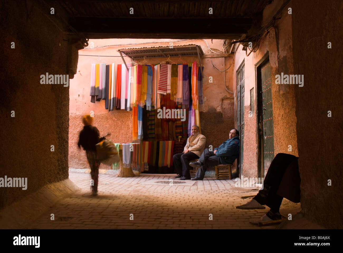 A shop in the zouk of Marrakech Stock Photo
