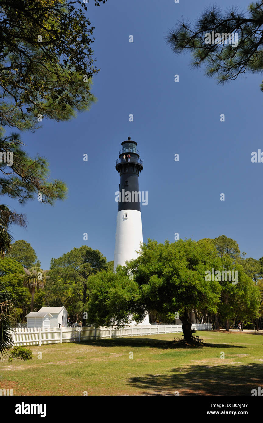 Hunting Island Lighthouse in South Carolina USA Stock Photo Alamy