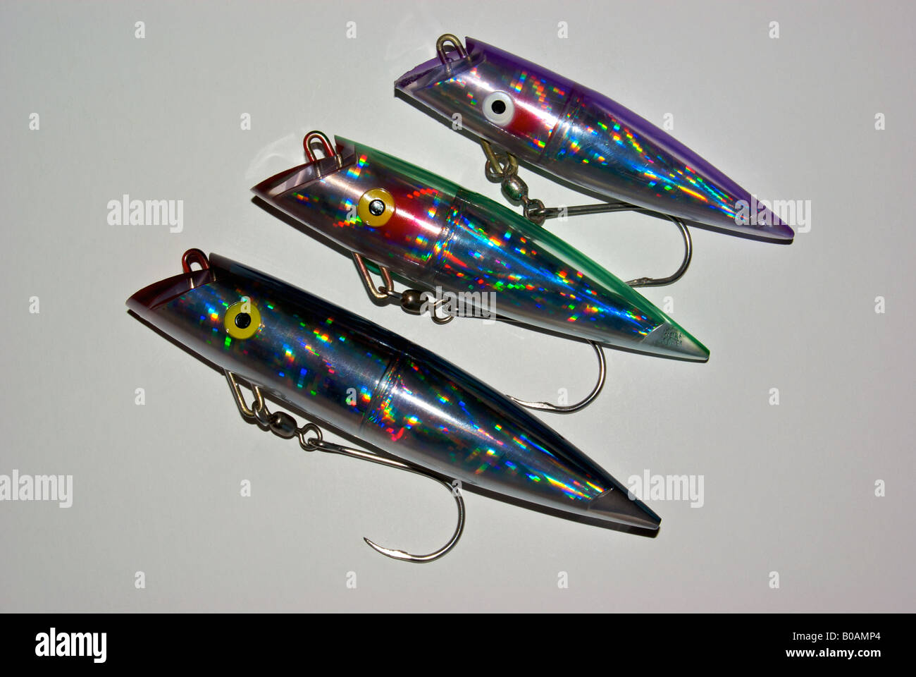 Large Tomic Plaid Series trolling plug fishing lure will attract salmon and  bottom fish Stock Photo - Alamy