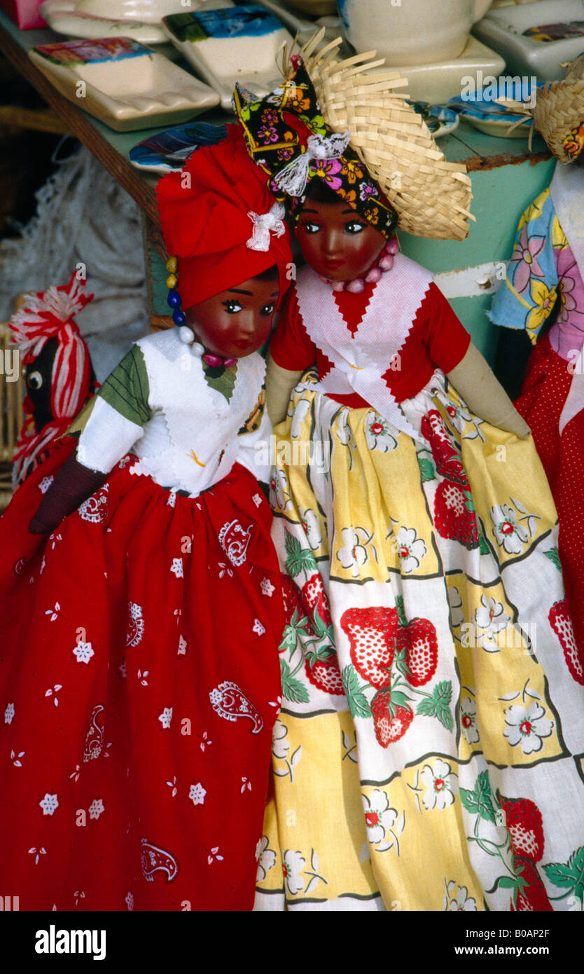 Dominican Republic Sosua Beach Dolls Stock Photo