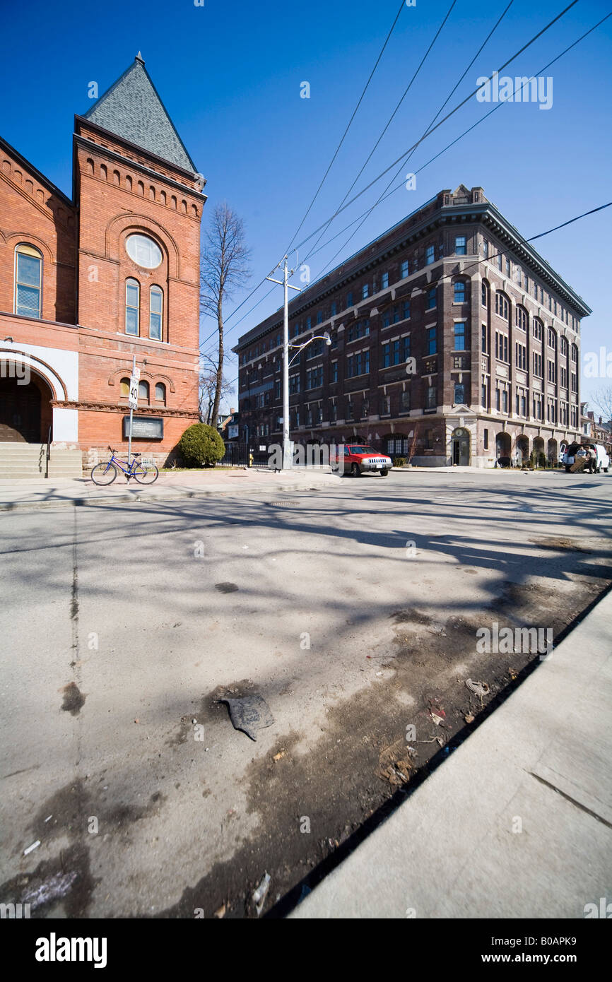 Toronto streets Canada Ontario Stock Photo Alamy
