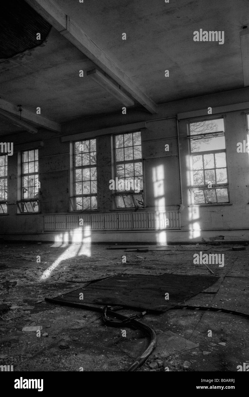 School building Black and White Stock Photos & Images - Alamy